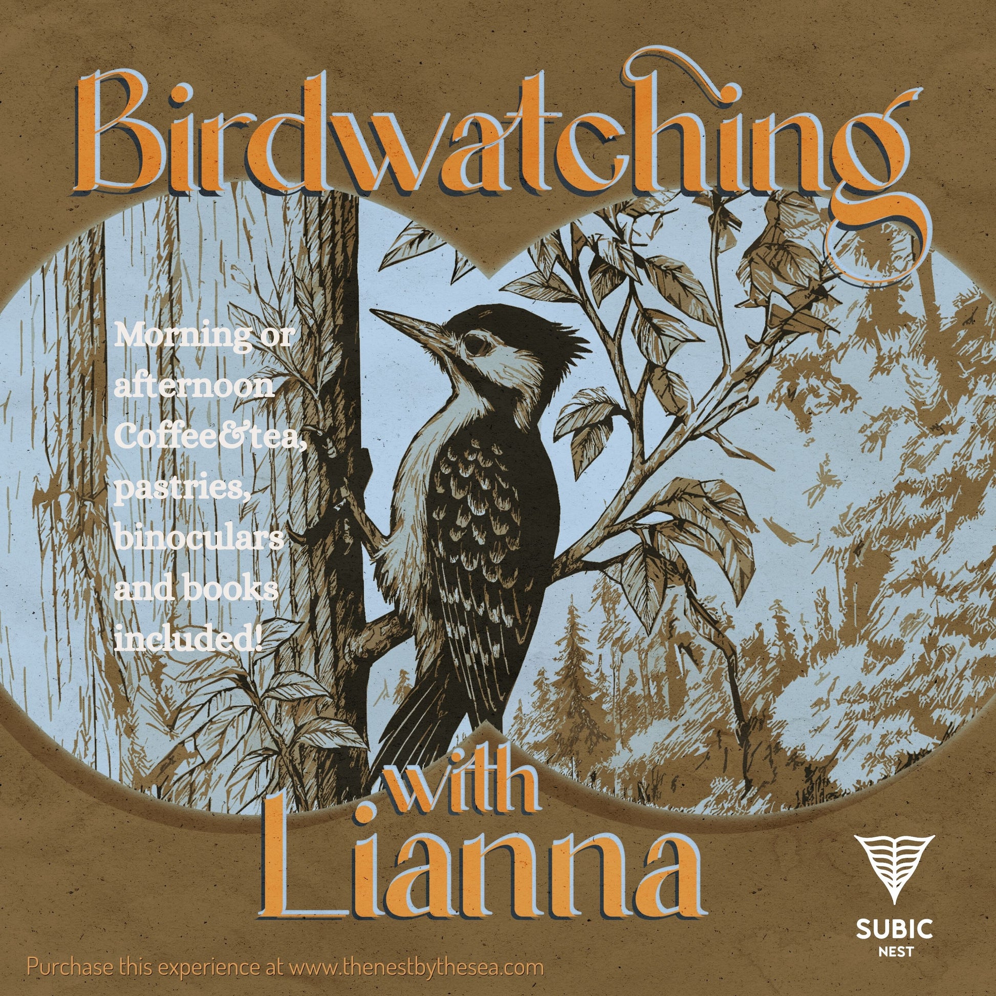 Cover photo of unique best fun Birdwatching experience in Subic Bay Zambales Philippines with Binictican local Lianna; a great group, individual, or family activity by The Nest by the Sea