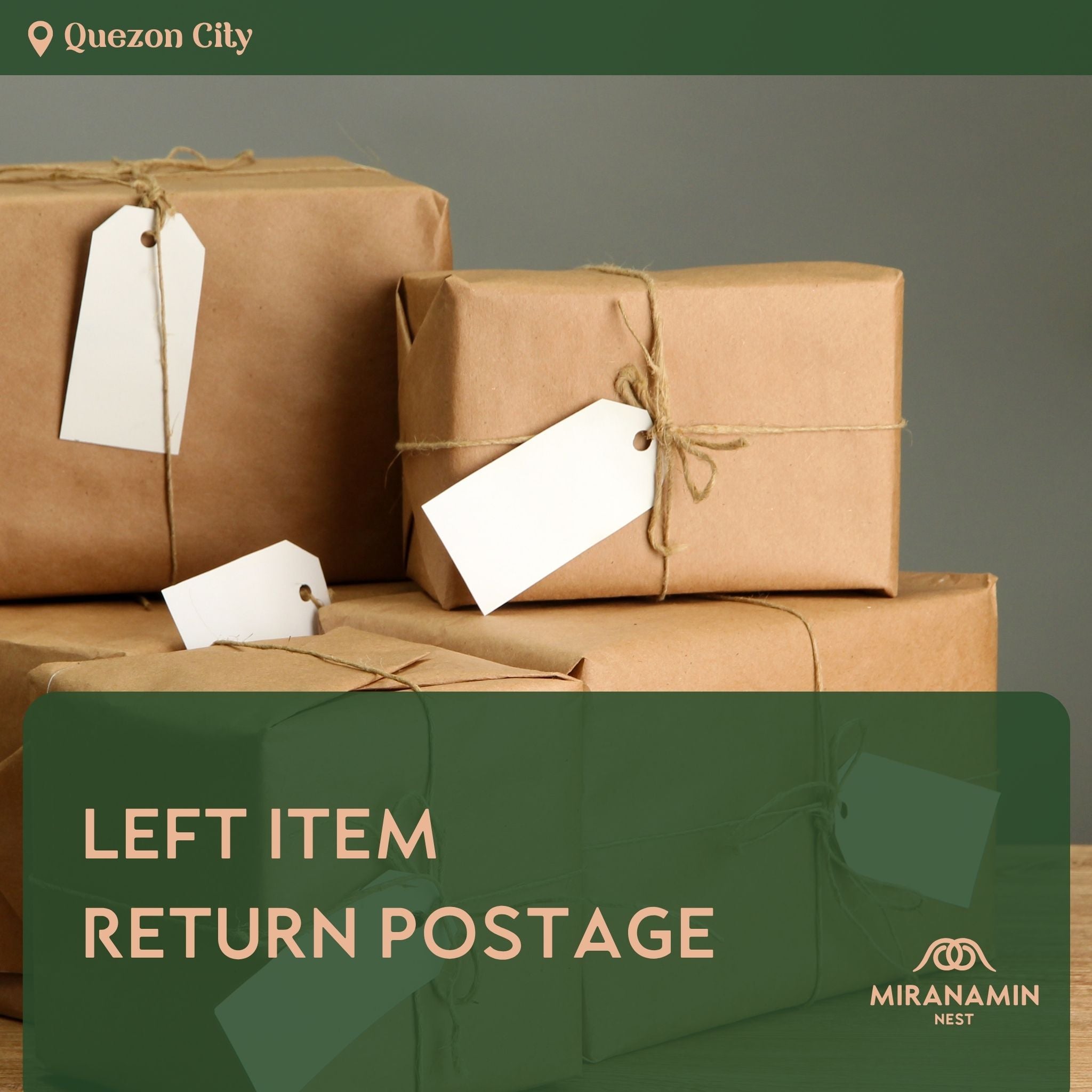 Left Item Return Postage – Shop The Nest by the Sea