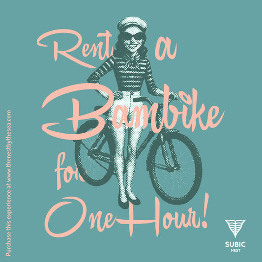 Cover photo of Subic Bay Zambales Bataan Philippines Bambike bike rental unique experience Cubi Binictican Kalayaan Village by The Nest by the Sea Subic Nest