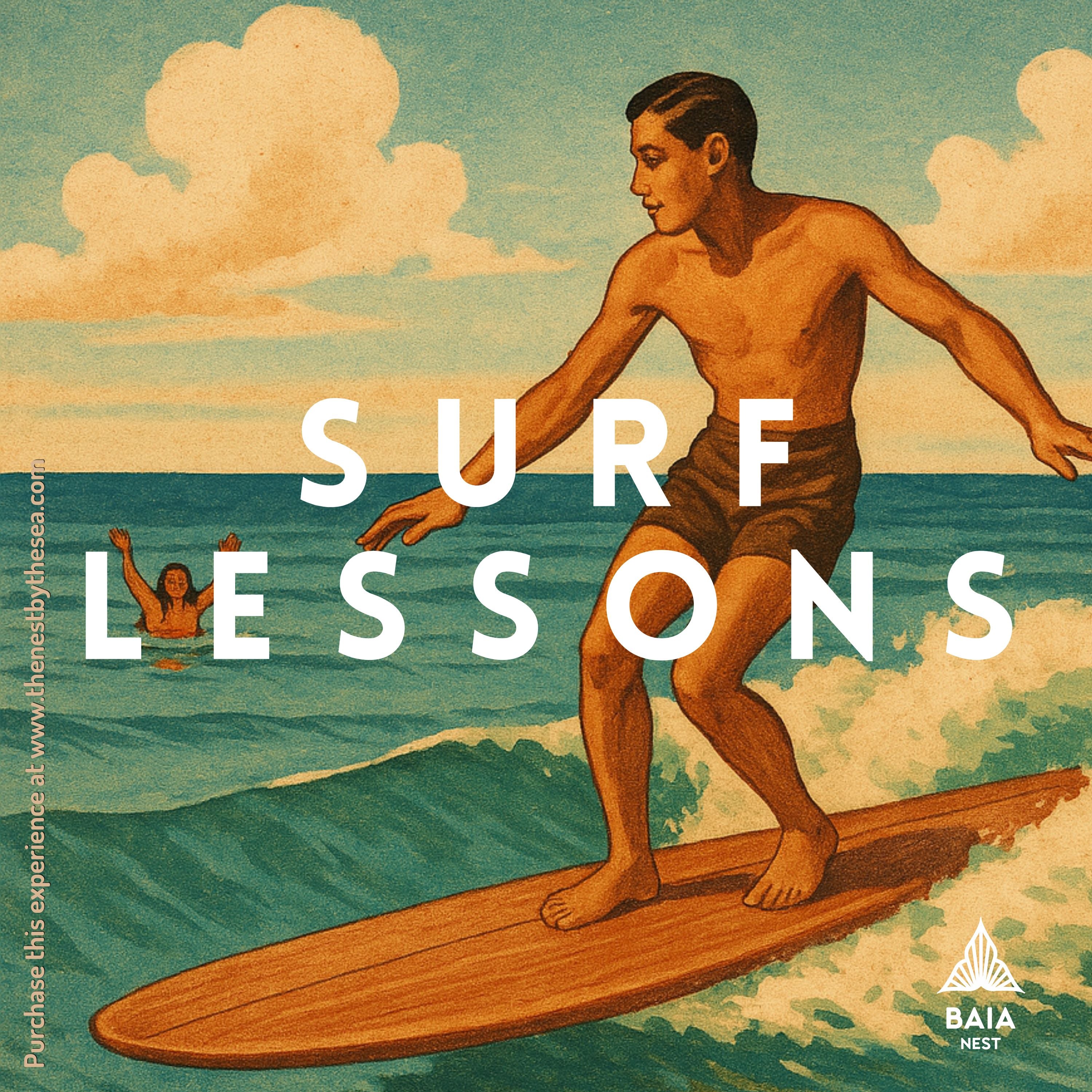 1 Hour Surf Lesson – Shop The Nest by the Sea