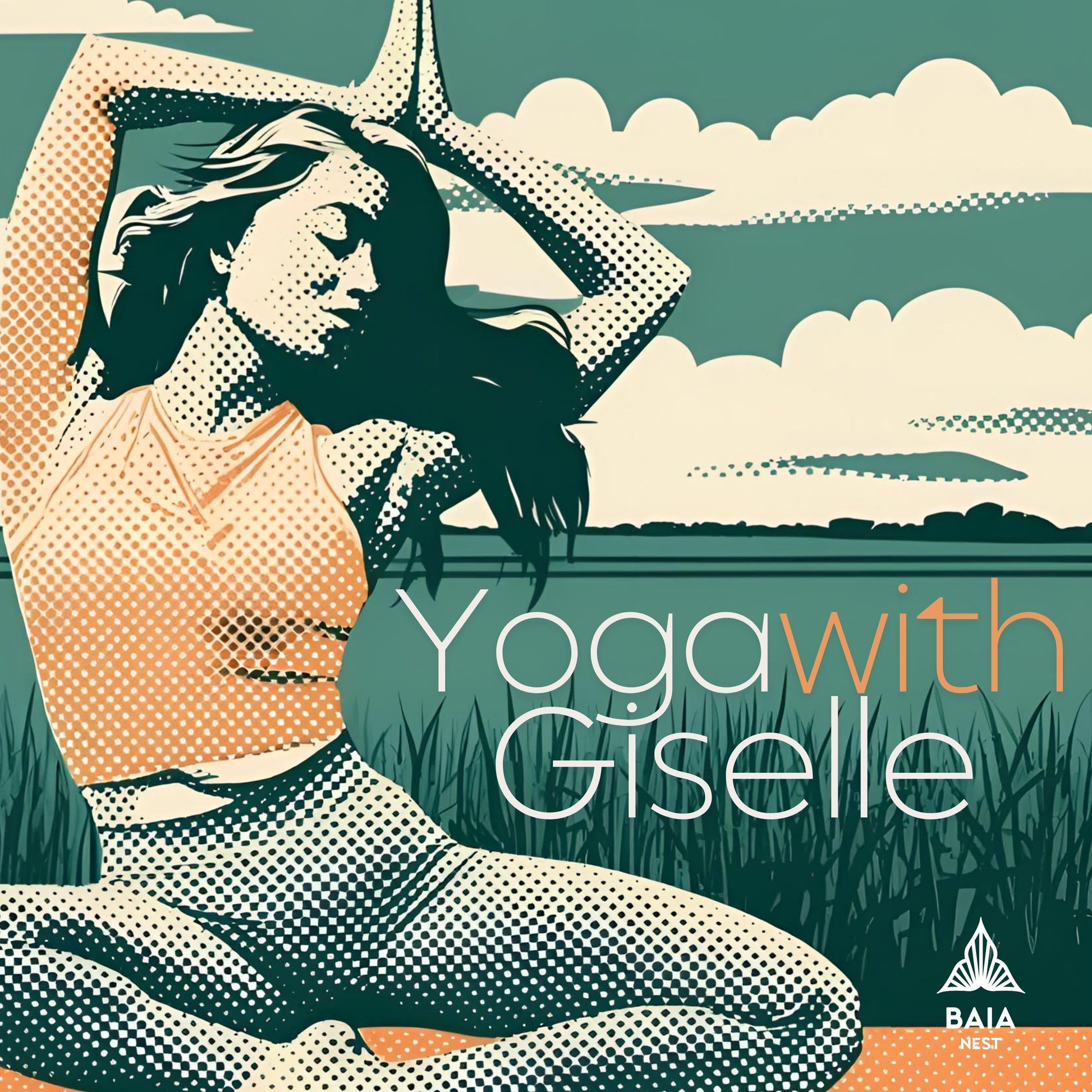 Cover photo of Yoga with Giselle wellness well-being exercise meditation unique group family experience experiences in Buenavista Gubat Sorsogon Luzon Philippines tour by The Nest by the Sea Baia Nest