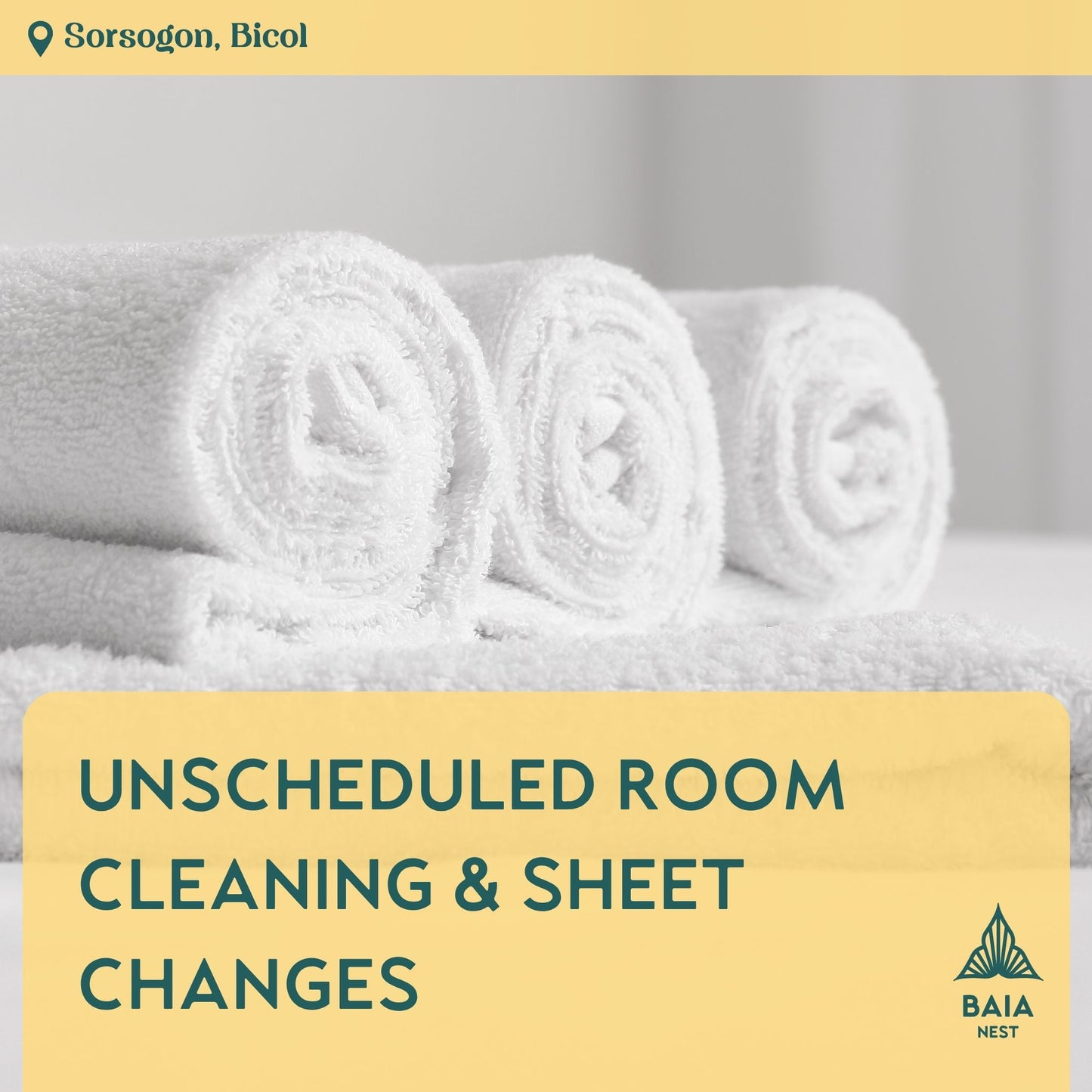 Unscheduled Room Cleaning and Sheet Changes