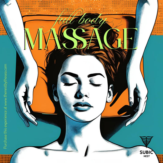 Cover photo of Full Body Massage relaxation relaxing wellness meditation health Subic Bay recovery self love therapist masahista swedish siatsu home service in Subic Bay Freeport Bataan Zambales Luzon Philippines by The Nest by the Sea Subic Nest