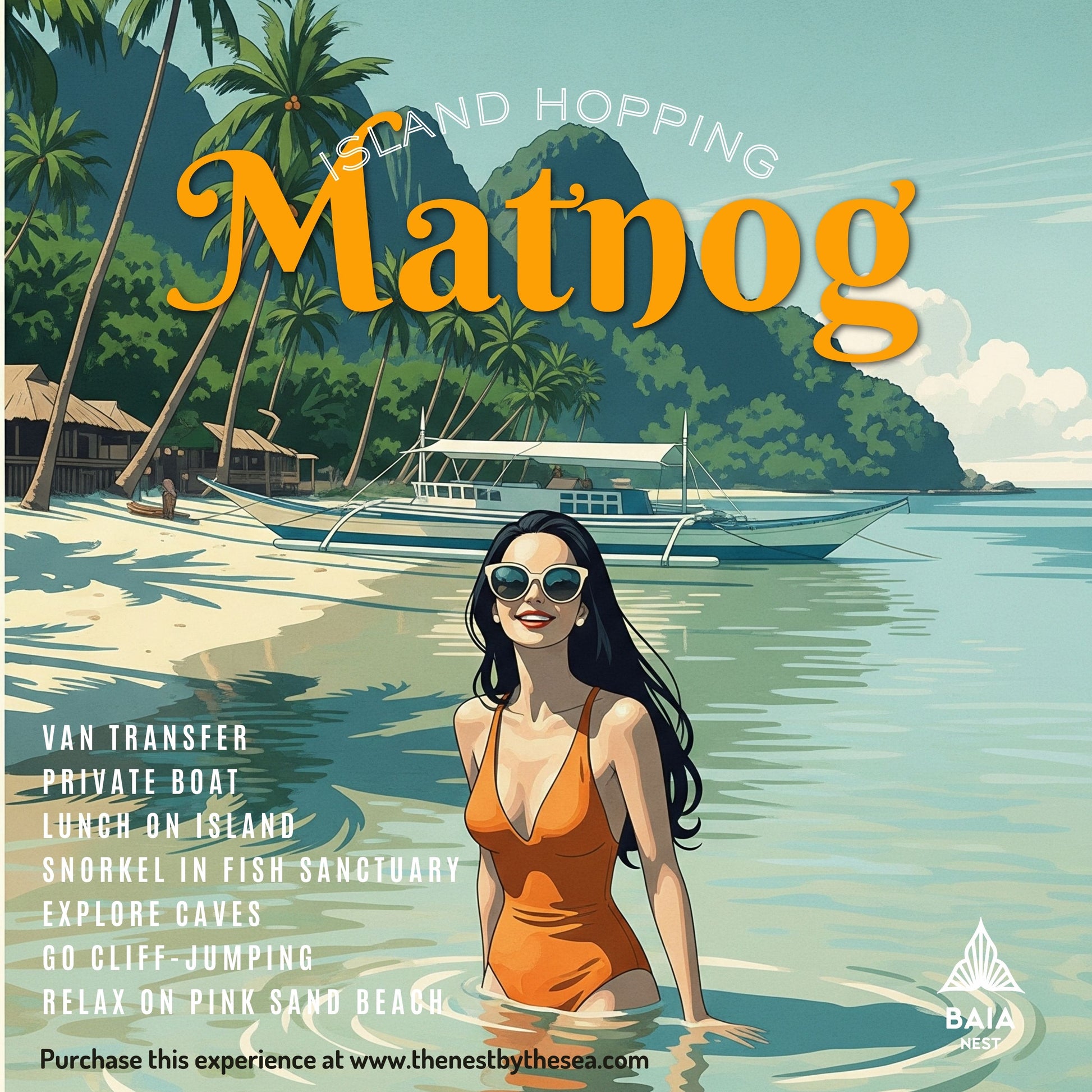 Cover photo of Matnog Island Hopping experience experiences pink sand beach paradise banca tour package for families groups kids friends joiner in Matnog Gubiat Sorsogon Bicol Luzon Philippines Subic Beach by Baia Nest The Nest by the Sea 