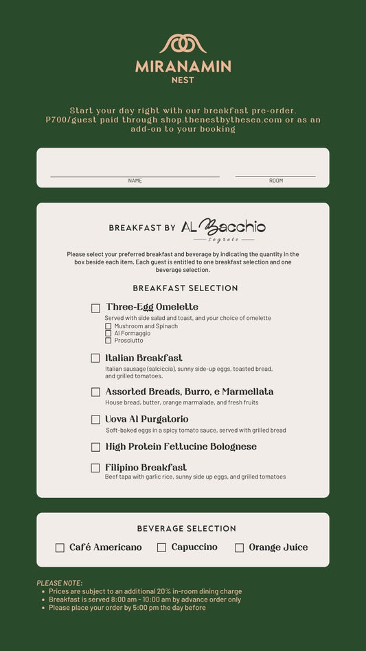 Breakfast at Al Bacchio Segreto